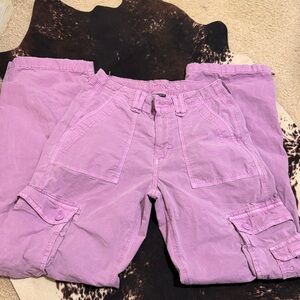 American Eagle Outfitters Lavender Cargo Pants